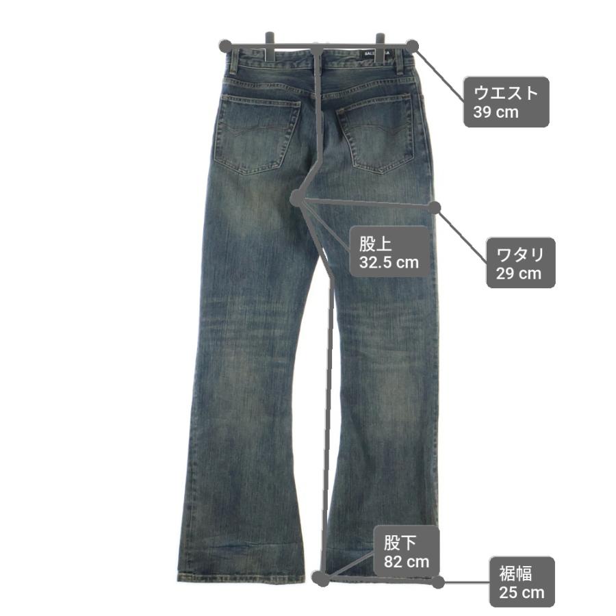 BALENCIAGA（バレンシアガ） 23AW ウォッシュド加工ブーツカットデニム