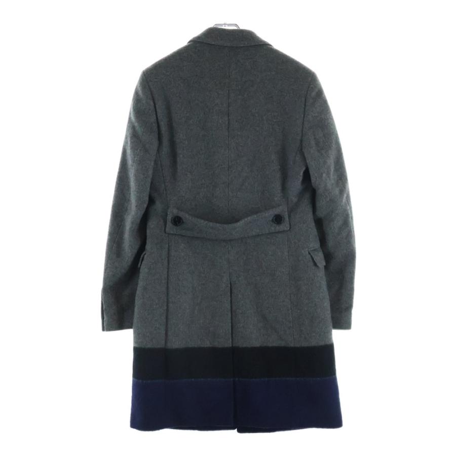 RAF SIMONS（ラフ シモンズ） ウールモヘアチェスターコート グレー 