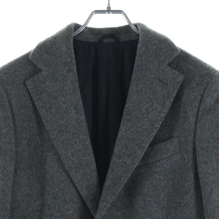 RAF SIMONS（ラフ シモンズ） ウールモヘアチェスターコート グレー 