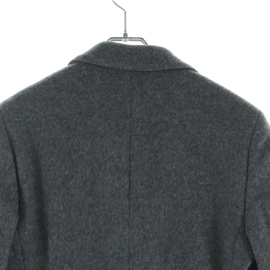 RAF SIMONS（ラフ シモンズ） ウールモヘアチェスターコート グレー 