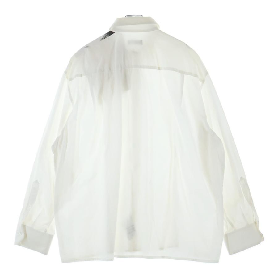 RAF SIMONS ラフ シモンズ 19SS CROPPED SHIRT ASYMM アシメ パンク オーバーサイズ長袖シャツ ホワイト 191-293F BRING Yahoo ショップ - 通販 - Yahoo ショッピング