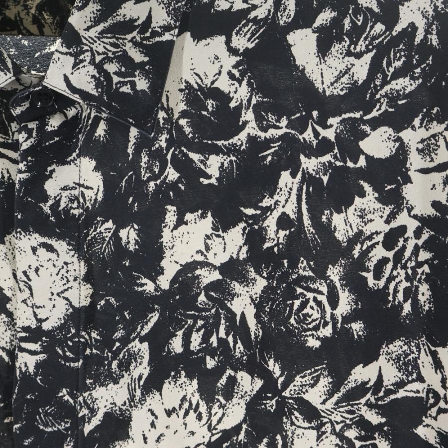 SAINT LAURENT PARIS サンローランパリ 20SS 総柄フラワーシルク 長袖