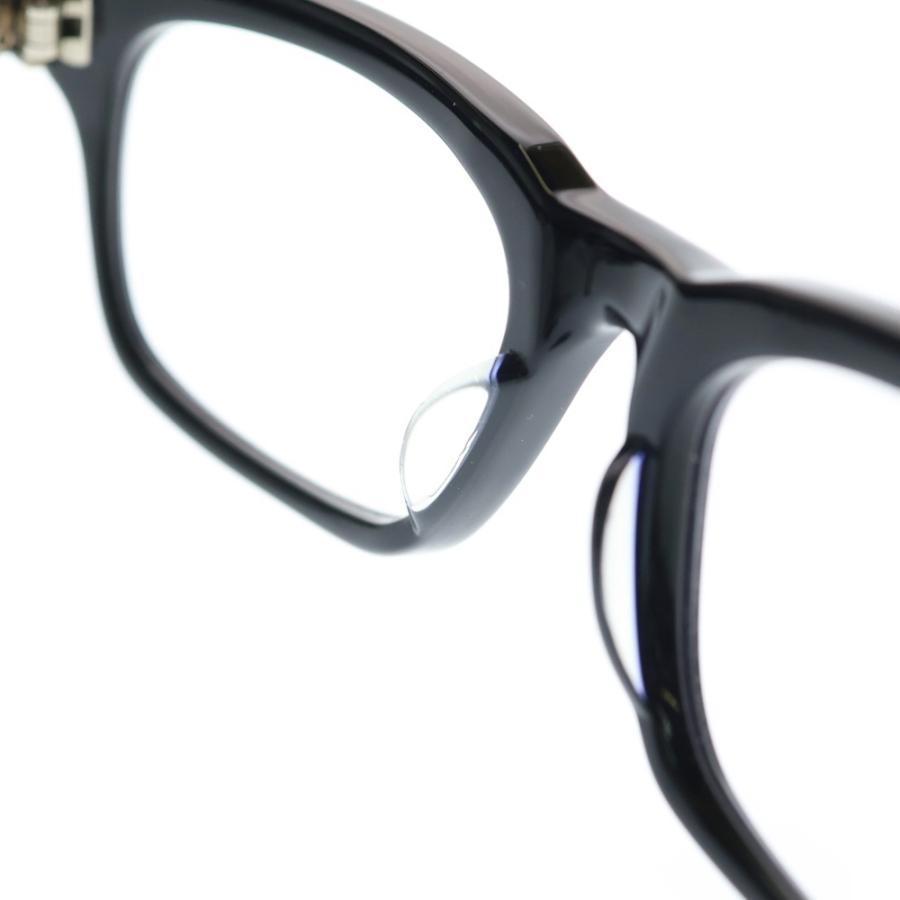 CHROME HEARTS クロムハーツ GITTIN ANY？-A BSフレアテンプル ウェリントン サングラス メガネ ブラックの画像