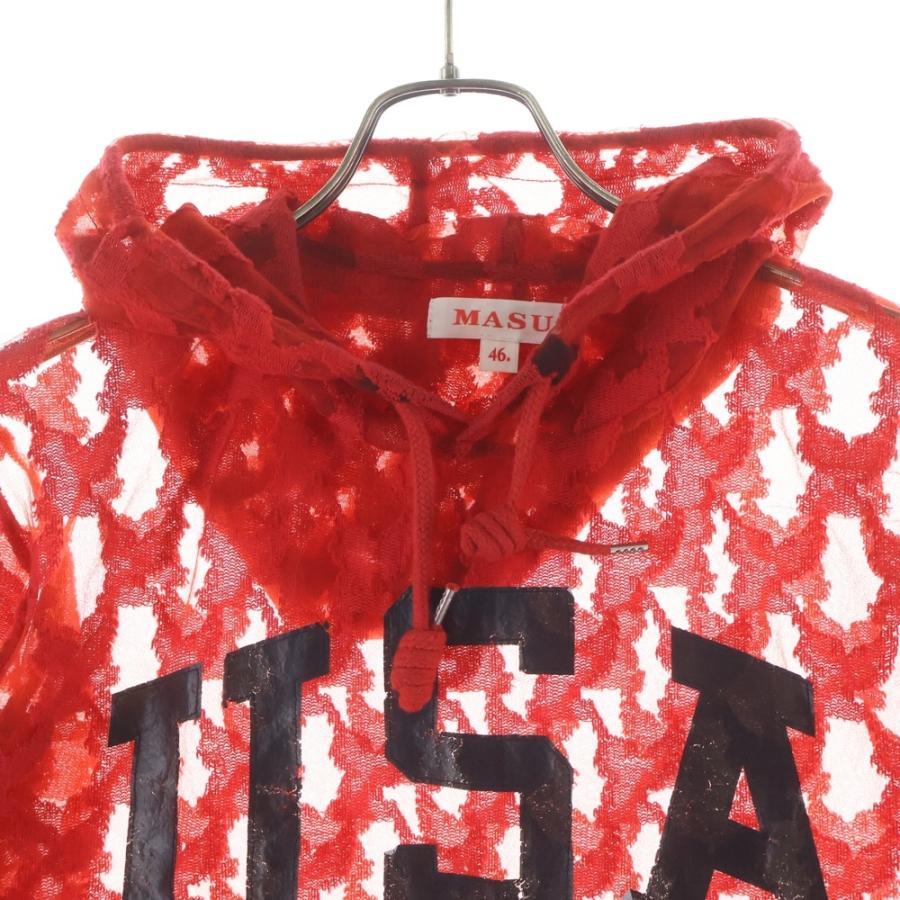 MASU エムエーエスユー 23AW ANGEL LACE HOODIE カンガルーポケット