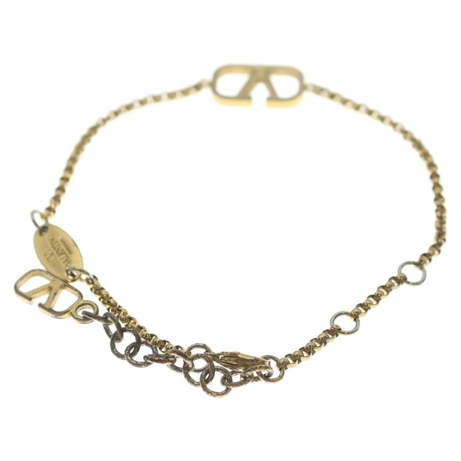 VALENTINO Vロゴ シグネチャー メタルブレスレット ゴールド VALENTINO（ヴァレンティノ） Vロゴ シグネチャー メタルブレスレット