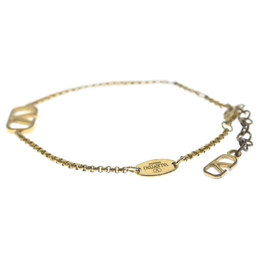 VALENTINO Vロゴ シグネチャー メタルブレスレット ゴールド VALENTINO（ヴァレンティノ） Vロゴ シグネチャー メタルブレスレット