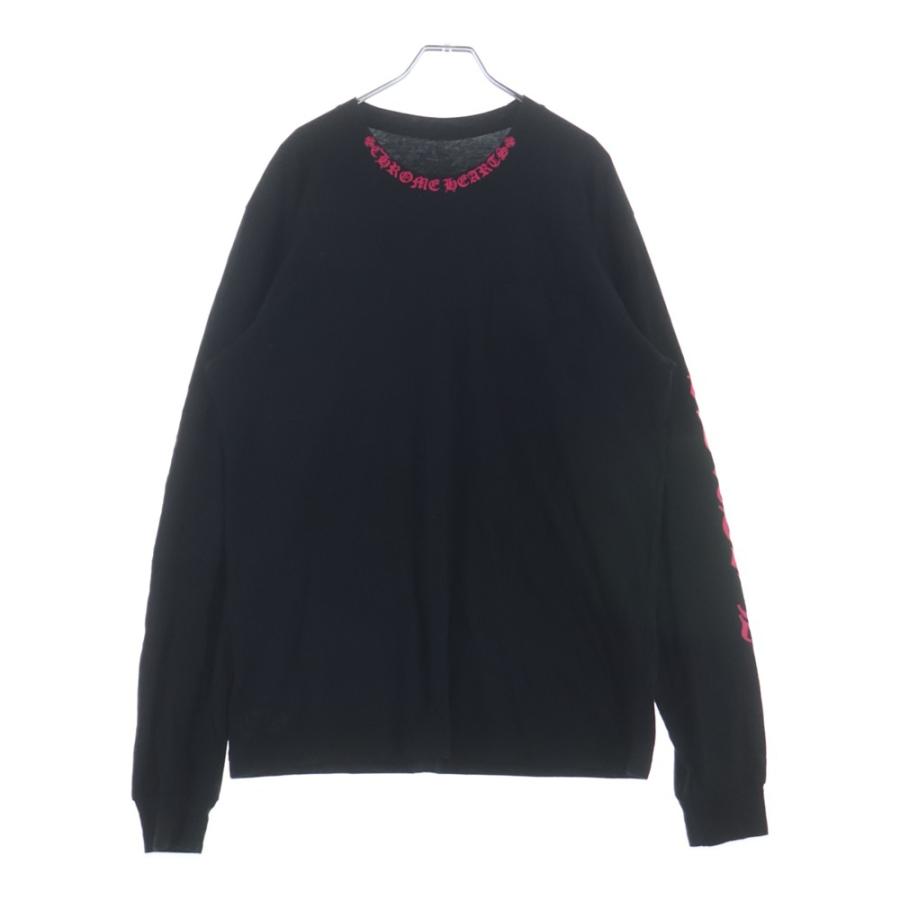 CHROME HEARTS（クロムハーツ） CH LS NECK LOGO ネックロゴプリント