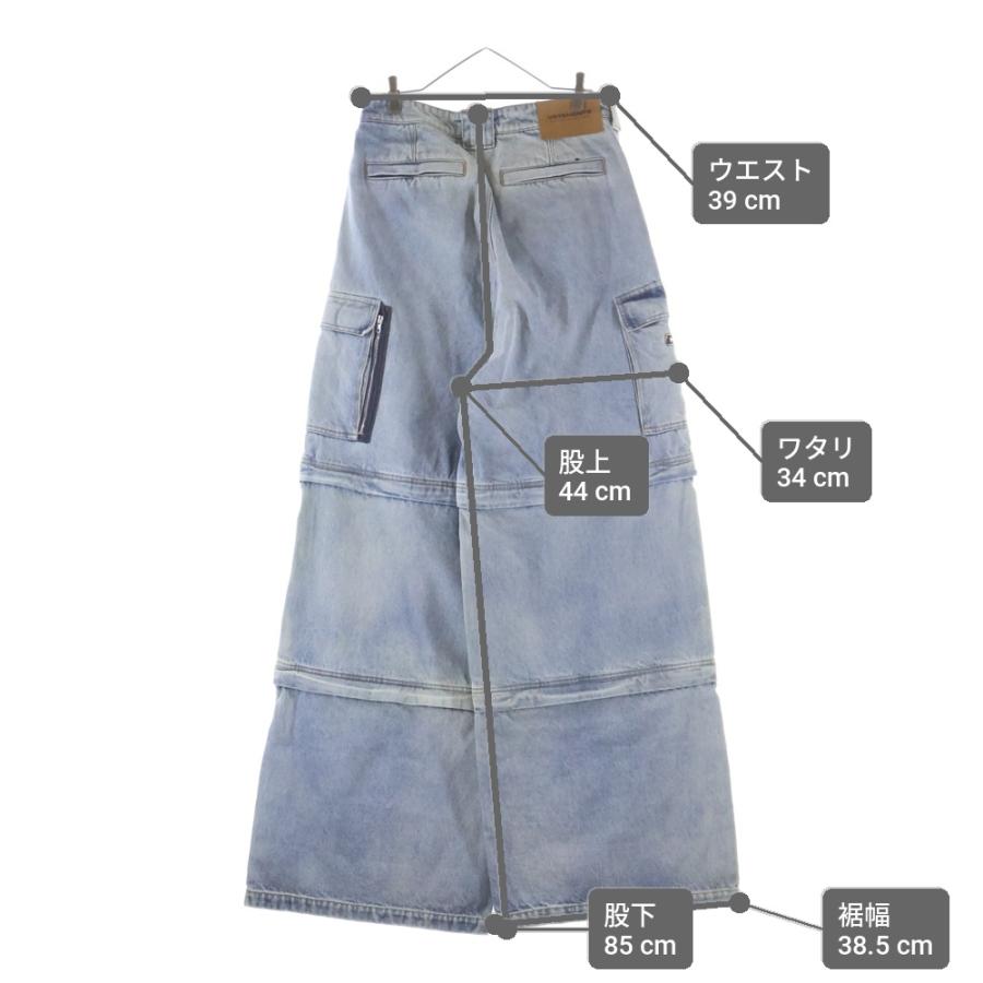 VETEMENTS（ヴェトモン） 22AW ZIPUP BAGGY DENIM PANTS ジップバギー