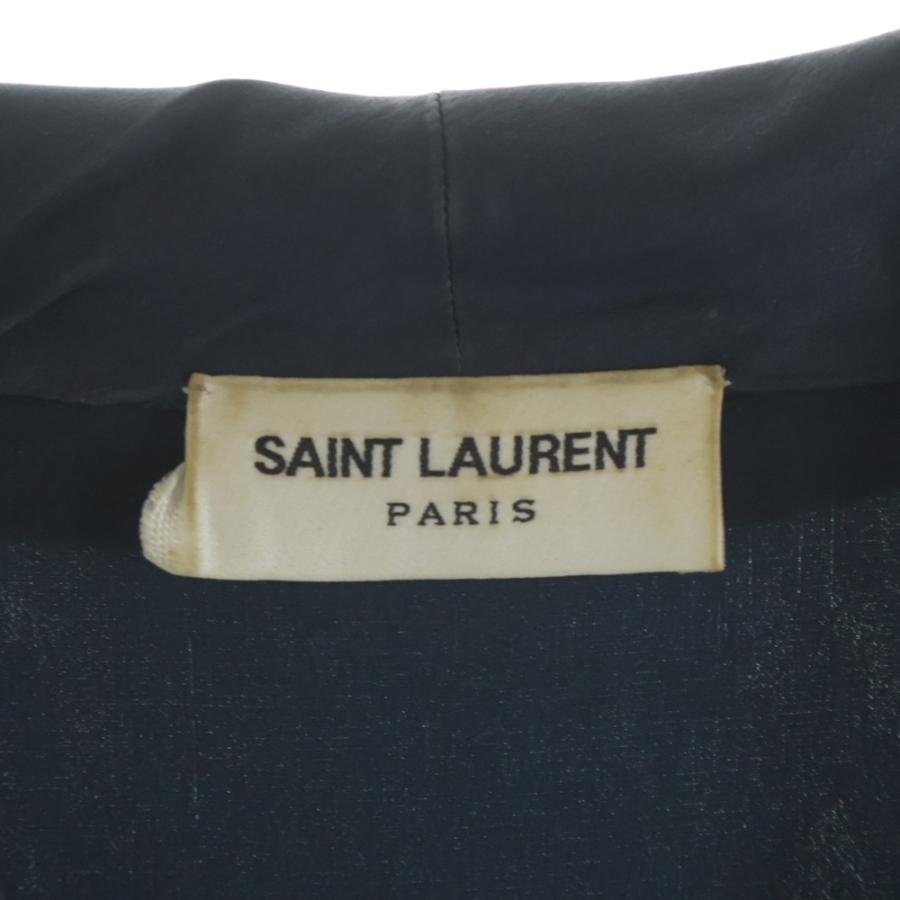 SAINT LAURENT PARIS サンローランパリ 23SS シルク ボウタイ シャツ