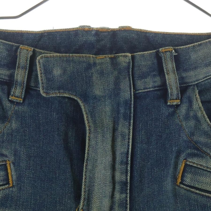 BALMAIN（バルマン） ダメージ加工バイカーデニムパンツ インディゴ