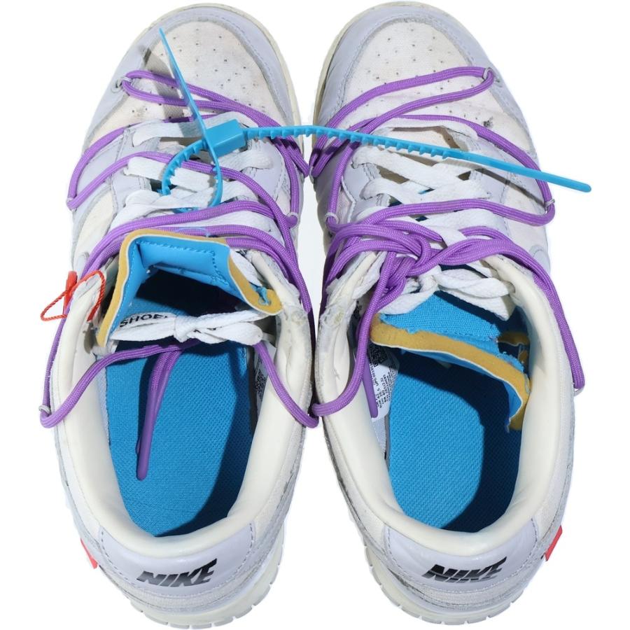 NIKE ナイキ ×Off White DUNK LOW オフホワイト ダンク ローカットスニーカー ホワイト US8.5/26.5cm DM1602-125 NIKE（ナイキ） ×Off White DUNK LOW オフホワイト ダンク ローカット