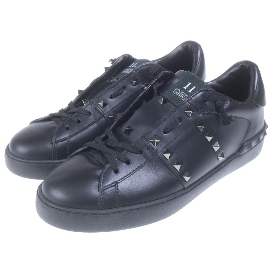 VALENTINO ヴァレンティノ ロックスタッヅ アンタイトルド ローカットスニーカー ブラック VALENTINO（ヴァレンティノ） ロックスタッヅ アンタイトルド