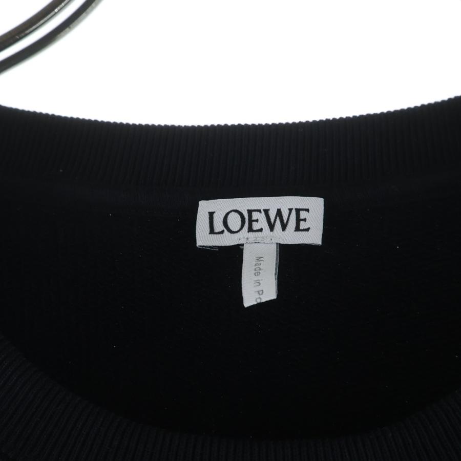 LOEWE（ロエベ） ロゴ刺繍 クルーネック長袖スウェットトレーナー 