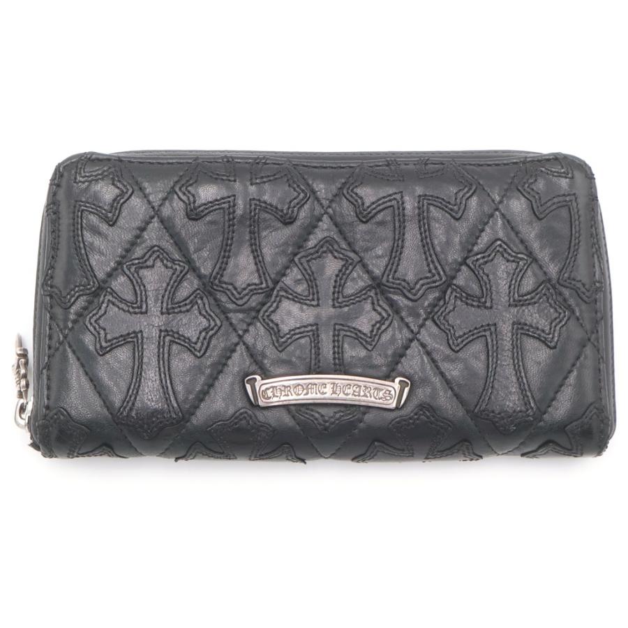 CHROME HEARTS（クロムハーツ） REC F ZIP QUILTED WALLET セメタリー