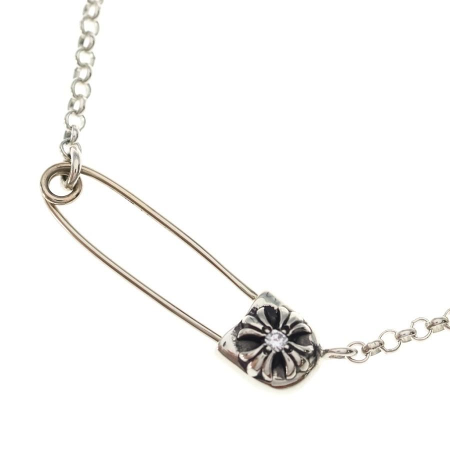クロムハーツ セーフティーピン CHプラス 1ダイヤ CHROME HEARTS（クロムハーツ） SAFETY PIN 1DIA CH PLS セーフティ