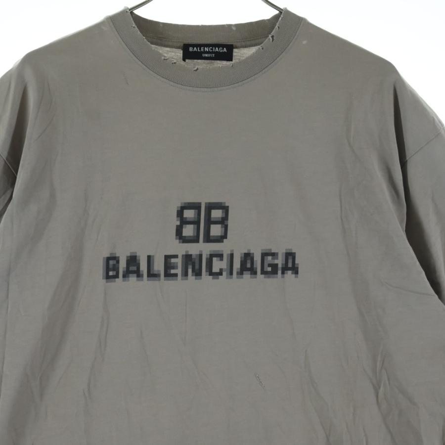 BALENCIAGA（バレンシアガ） BB Pixel Boxy Fit T-shirt BB ピクセル