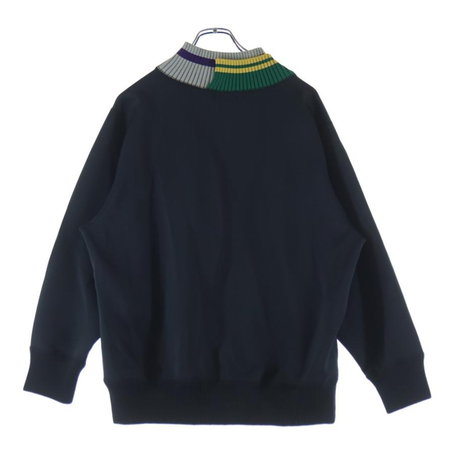 kolor カラー 21AW Pe ダンボールニット スウェット トレーナー Vネック グリーン 21WCM-T02202