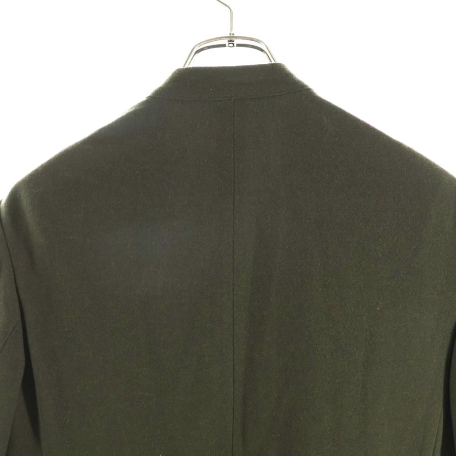 Yohji Yamamoto ヨウジヤマモト 23AW 立ち衿フラシベルトコート ボンテージジャケット グリーン HJ-J70-143 Yohji Yamamoto（ヨウジヤマモト） 23AW 立ち衿フラシベルトコート