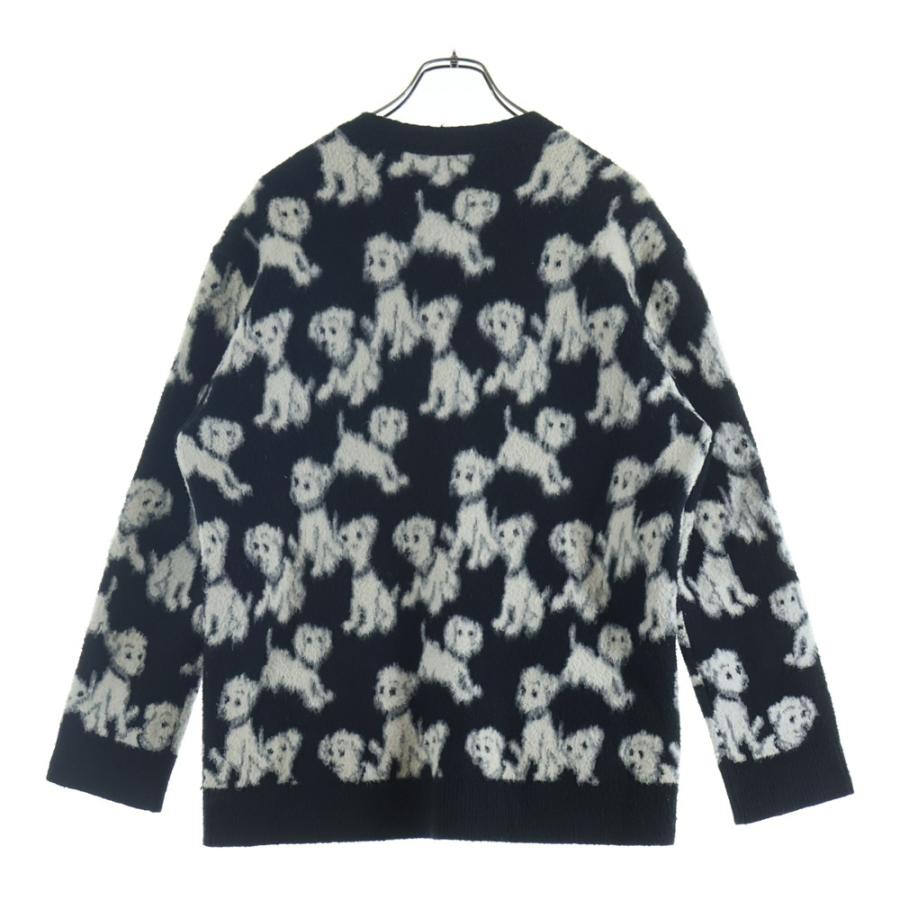 CELINE セリーヌ 22SS AMY DORIAN ジャガード ドッグ総柄カーディガン ブラック ドッグ 2A51W531Q