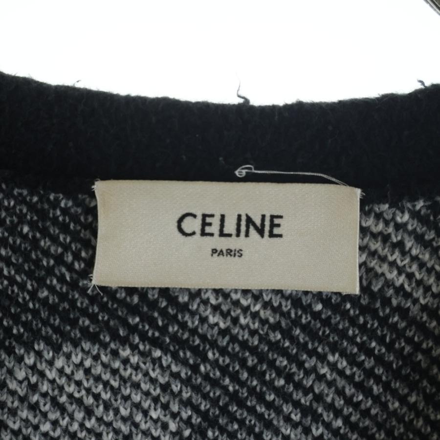 CELINE セリーヌ 22SS AMY DORIAN ジャガード ドッグ総柄カーディガン ブラック ドッグ 2A51W531Q