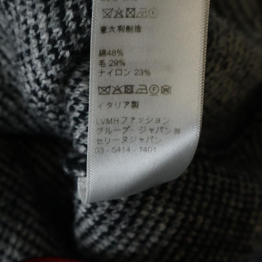 CELINE セリーヌ 22SS AMY DORIAN ジャガード ドッグ総柄カーディガン ブラック ドッグ 2A51W531Q