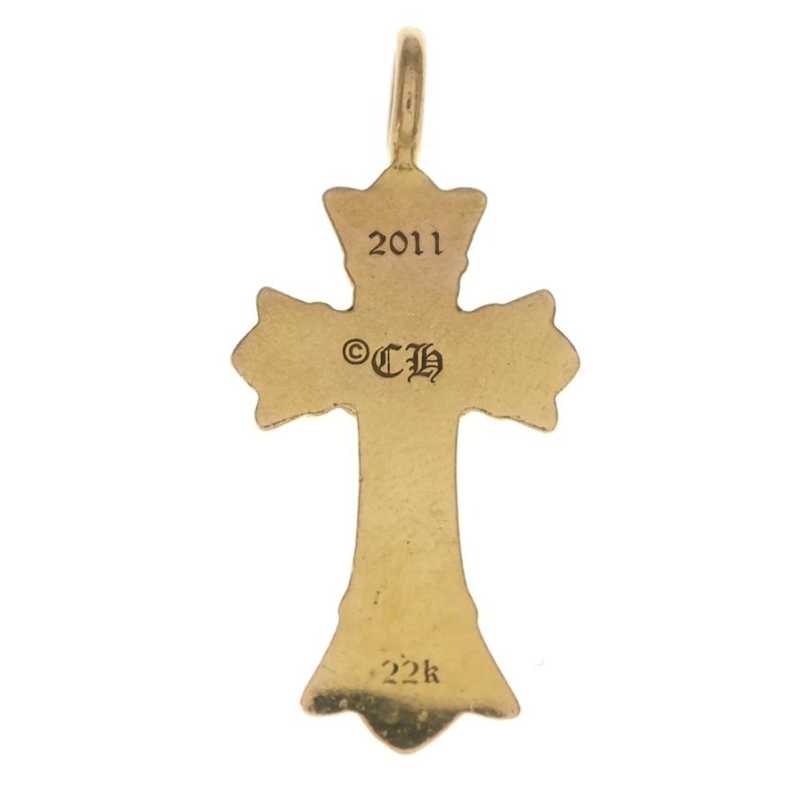 CHROME HEARTS（クロムハーツ） 22K DBL CH CRS P/DIA ダブルCHクロス
