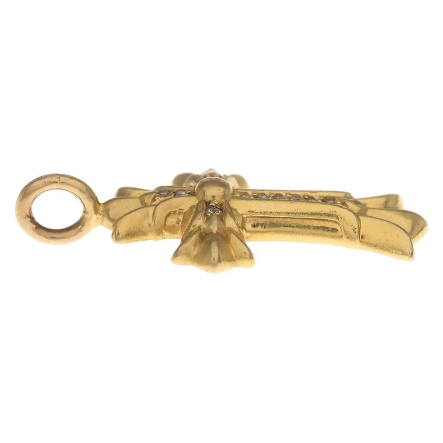 CHROME HEARTS クロムハーツ 22K DBL CH CRS P/DIA ダブルCHクロスチャーム PAVEダイヤ ペンダントトップ ゴールド BCA029 CHROME HEARTS（クロムハーツ） 22K DBL CH CRS P/DIA ダブルCHクロス