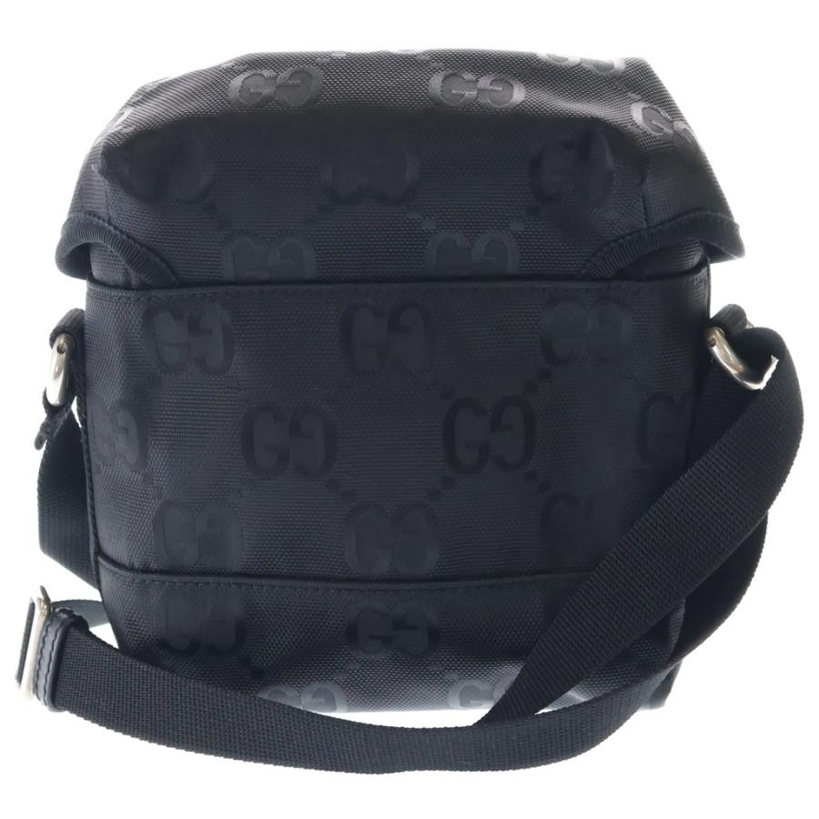 GUCCI（グッチ） オフザグリット ナイロンショルダーバッグ ブラック