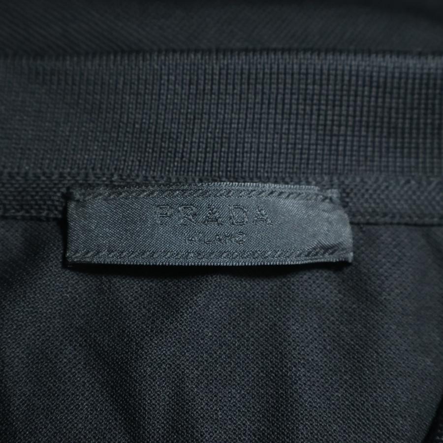 PRADA（プラダ） 半袖ポロシャツ 半袖シャツ ブラック DNA497 S101