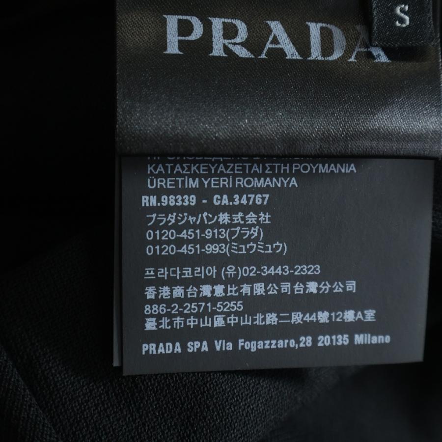 PRADA（プラダ） 半袖ポロシャツ 半袖シャツ ブラック DNA497 S101