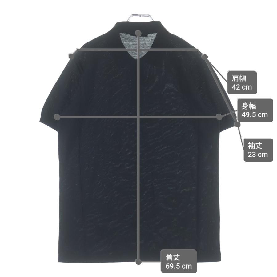 PRADA プラダ 半袖ポロシャツ 半袖シャツ ブラック DNA497 S101 1JQL PRADA（プラダ） 半袖ポロシャツ 半袖シャツ ブラック DNA497 S101
