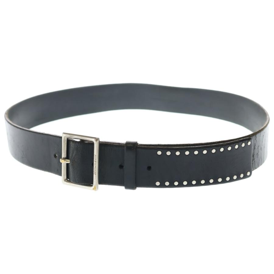 Diorhomme 06aw スタッズベルト レザー エディ期 黒 ブラック Dior HOMME ディオールオム 06aw エディ期 レザー スタッズベルト