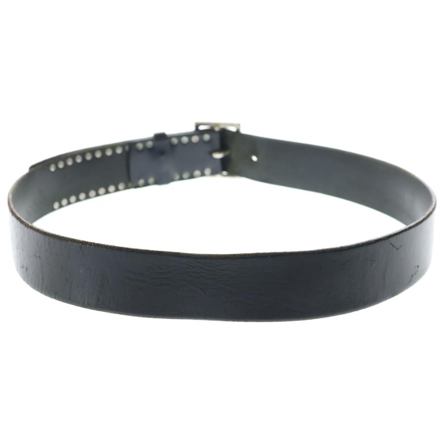 Diorhomme 06aw スタッズベルト レザー エディ期 黒 ブラック Dior HOMME ディオールオム 06aw エディ期 レザー スタッズベルト