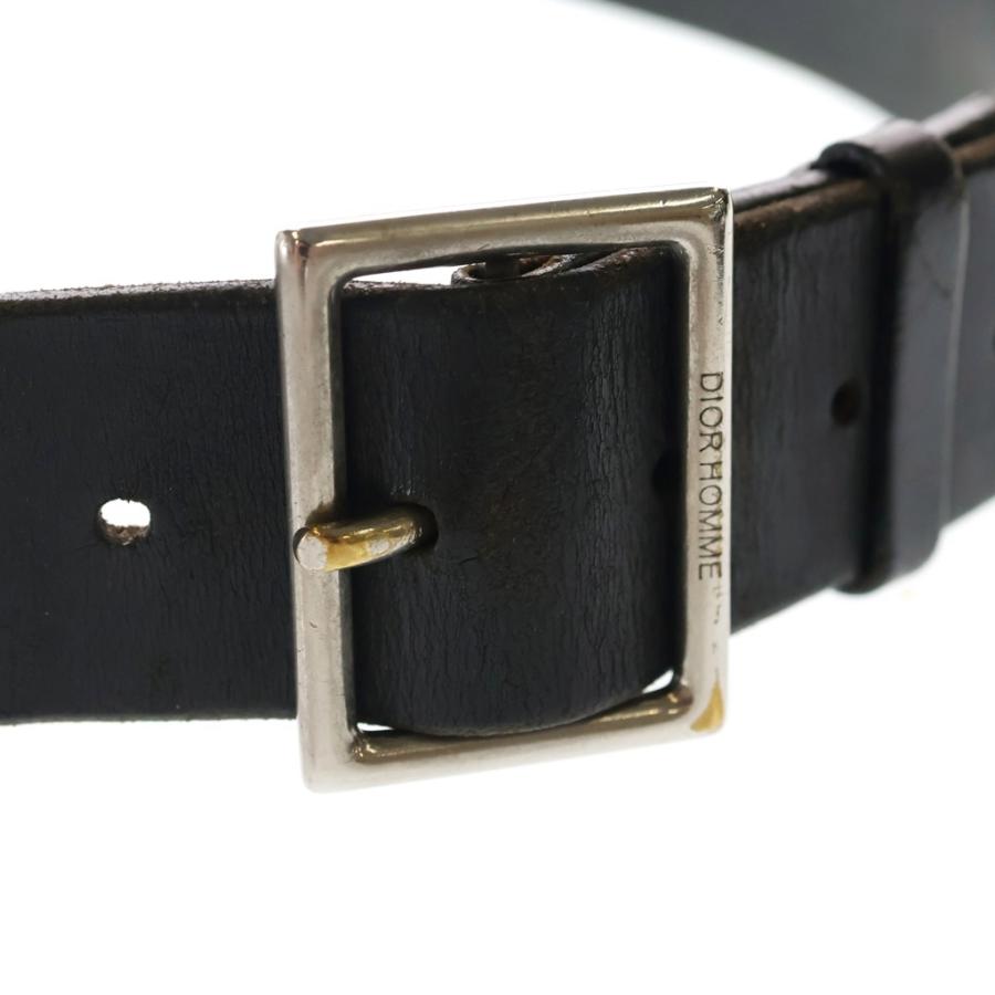 Dior HOMME ディオールオム 06aw エディ期 レザー スタッズベルト