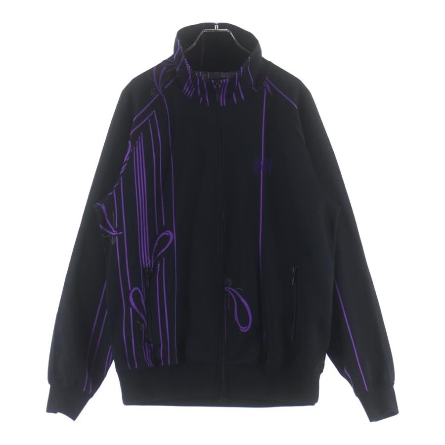 ニードルス TRACK JACKET ブラック×パープル NEEDLES 【公式通販】