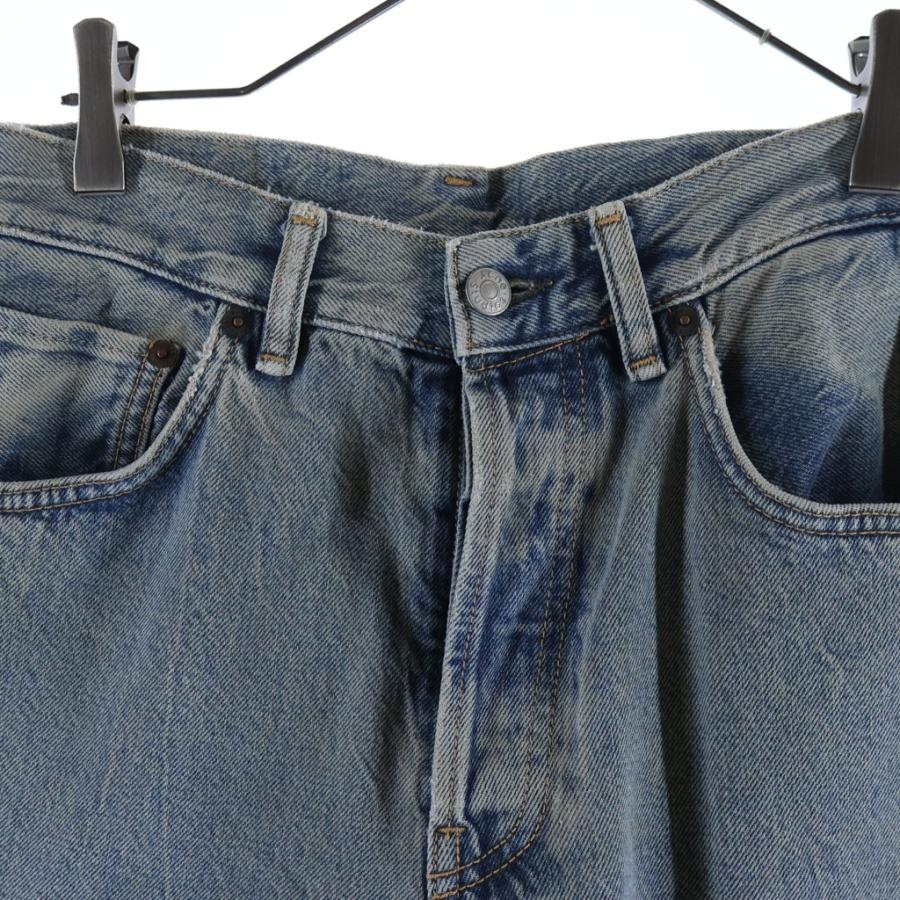 Acne Studios アクネ ストゥディオズ 21AW DELTA デルタ ルーズフィット デニムパンツ インディゴ A00434の画像