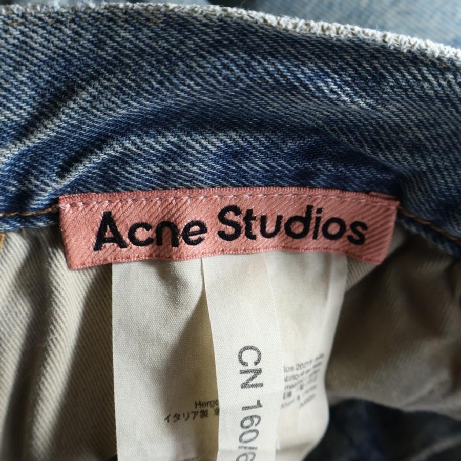 Acne Studios アクネ ストゥディオズ 21AW DELTA デルタ ルーズフィット デニムパンツ インディゴ A00434の画像