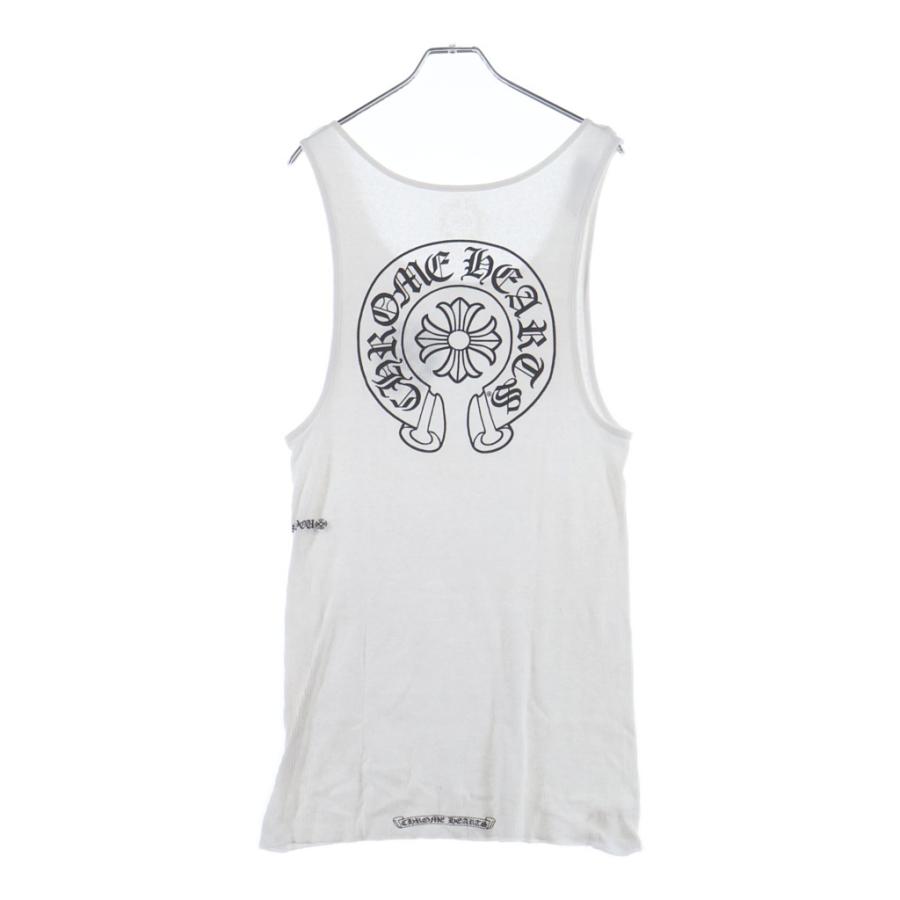 CHROME HEARTS クロムハーツ ヴィンテージ タンクトップ 白 CHROME HEARTS（クロムハーツ） CH PLS CSプラス バックホースシュー