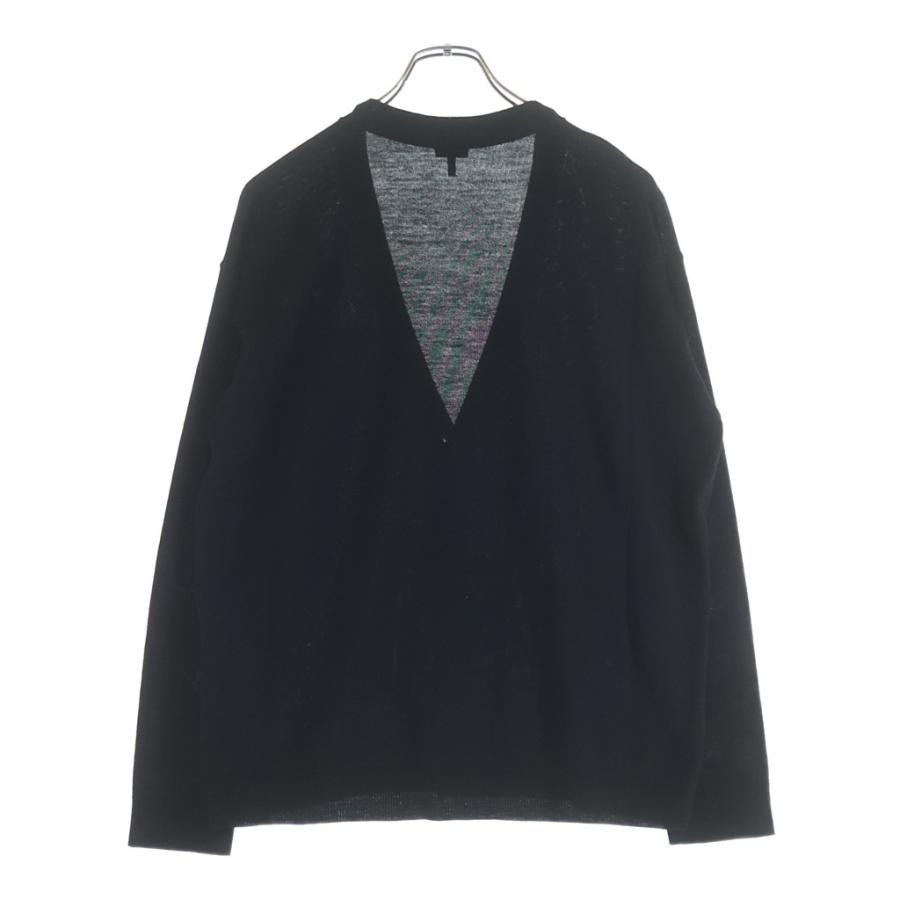 LOEWE（ロエベ） アナグラム刺繍カーディガン Q825Y16K05 ブラック