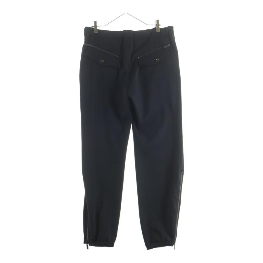 Y-3 ワイスリー フロントロゴデザイントラックパンツ ジップデザインスウェットパンツ ブラック AN5002 Y-3 ワイスリー フロントロゴデザイントラックパンツ ジップデザイン