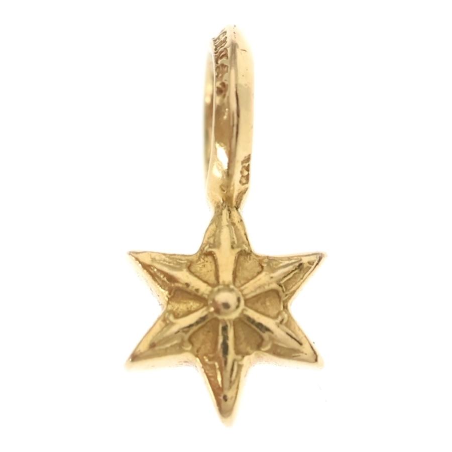 CHROME HEARTS クロムハーツ 22K STACK STAR V2 スタースタックチャーム ペンダントトップ ゴールド BCA405 CHROME HEARTS（クロムハーツ） 22K STACK STAR V2 スタースタック