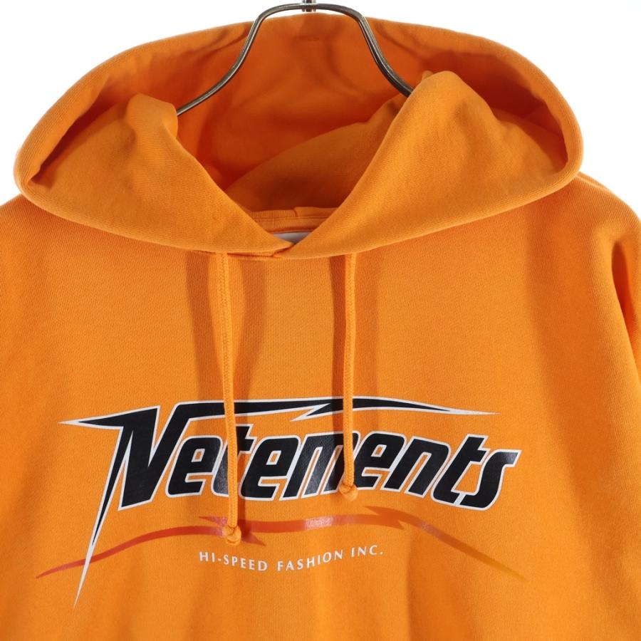 Vetements オレンジ パーカー HI-SPEED VETEMENTS（ヴェトモン） 23SS HI SPEED HOODIE ハイスピード