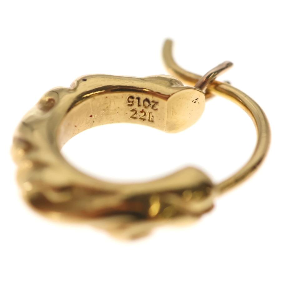 CHROME HEARTS（クロムハーツ） 22K TNY HOOP SCRL タイニースクロール