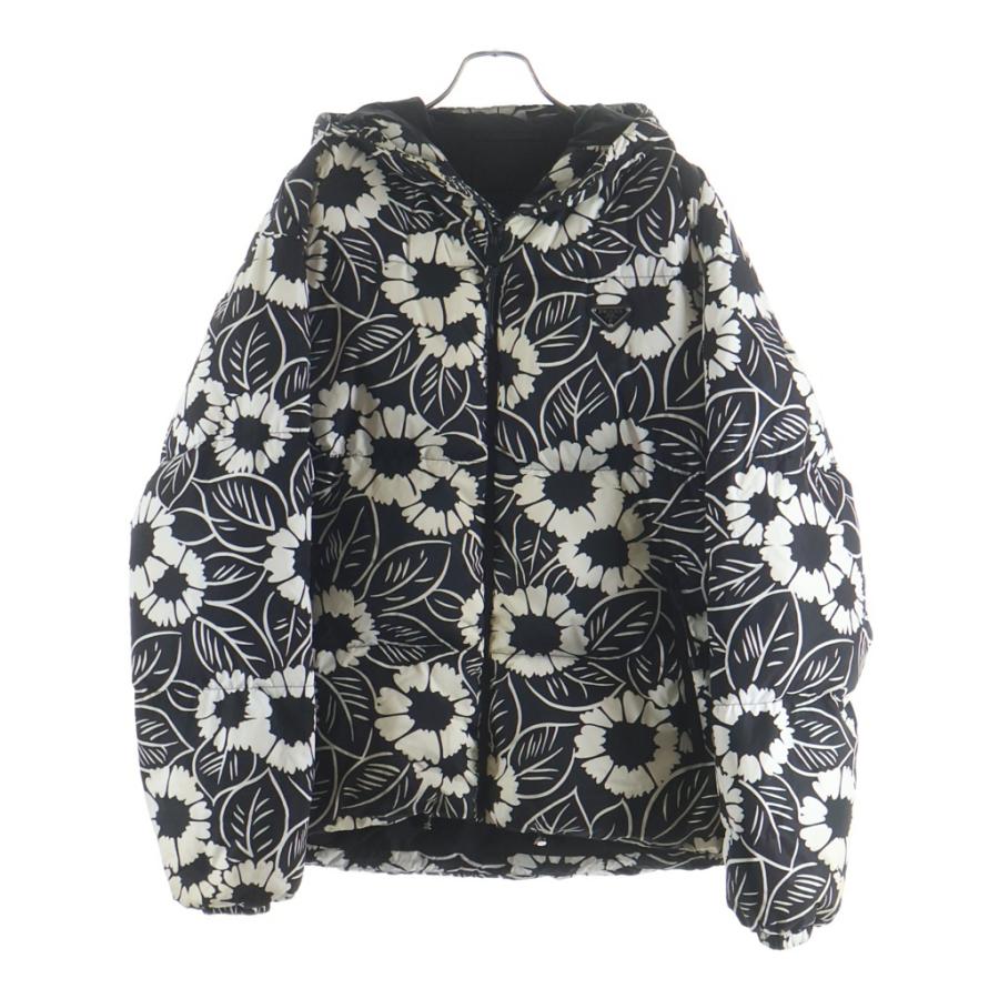 PRADA（プラダ） 21AW フローラル柄 ダウンジャケット トライアングル