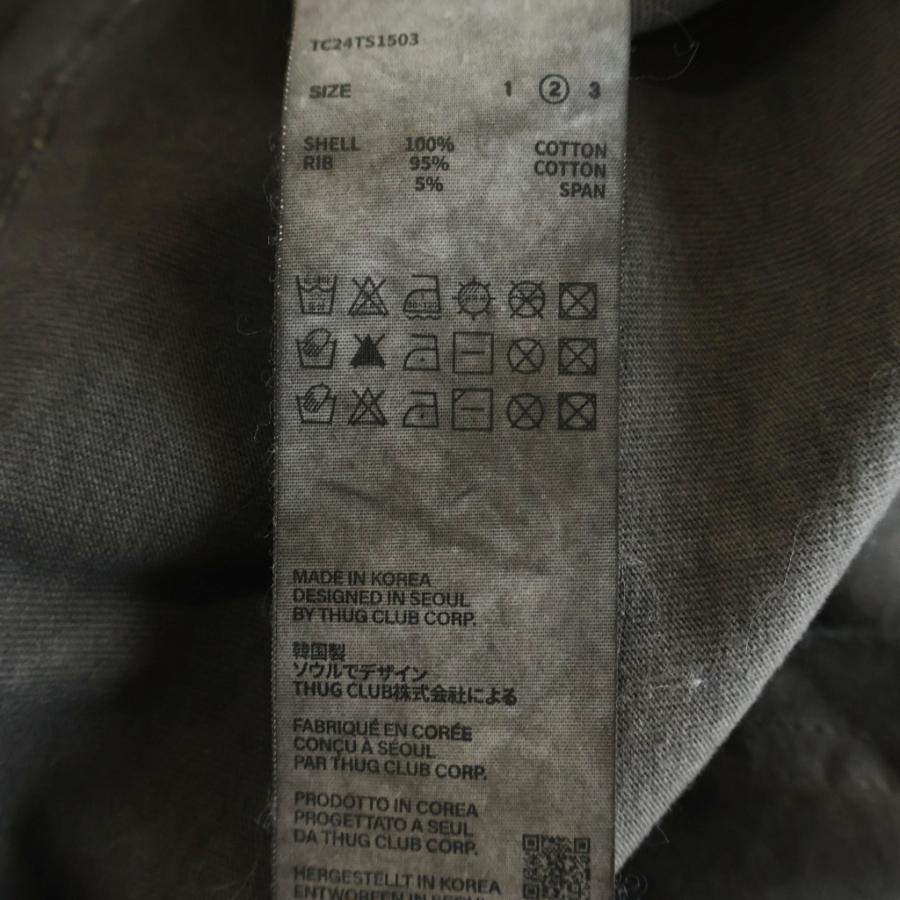 THUG CLUB サグクラブ TC BASIC T-SHIRT フロントロゴスタッズ クルー