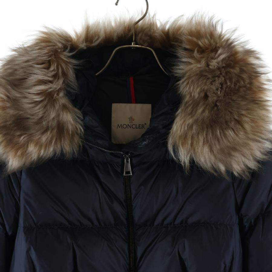 MONCLER モンクレール BOED ファーフード付き ナイロンダウンジャケット レディース J20931A00095の画像
