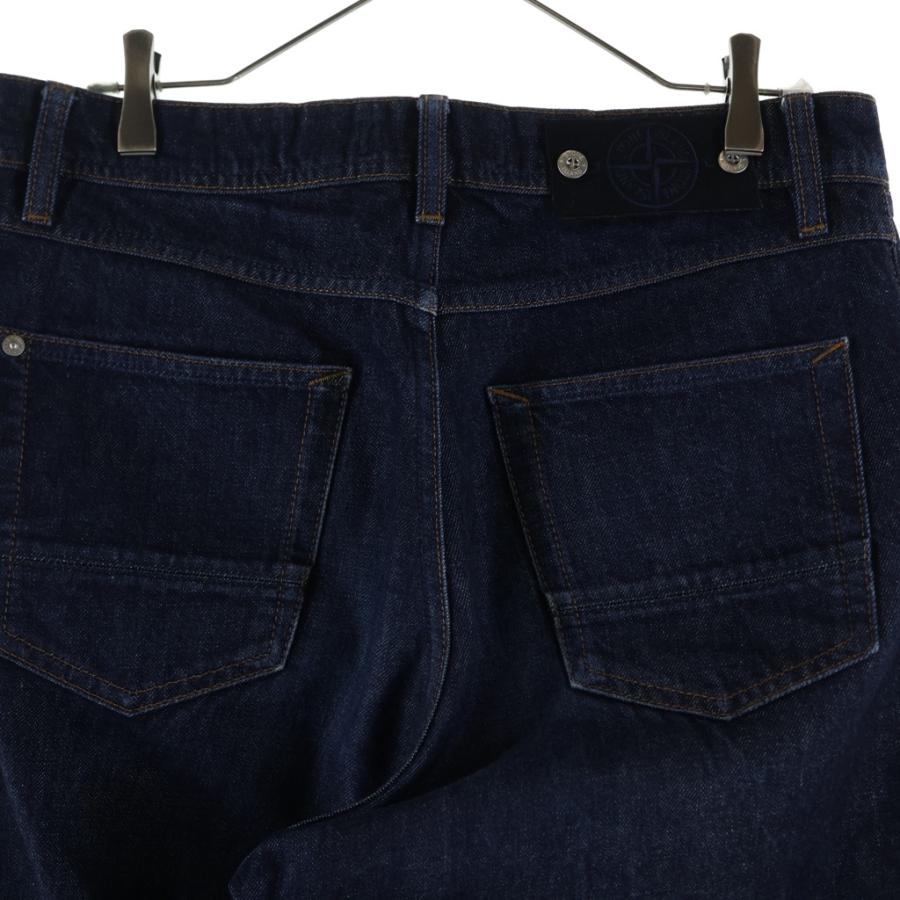 ばーさん 正規品 ストーンアイランド ストレートデニム XL STONE ISLAND（ストーン アイランド） LOOSE FIT JEANS ストレート