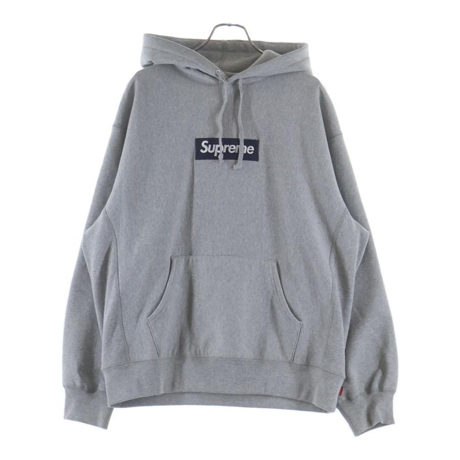 Supreme グレーパーカー　バックプリント　美品　Mサイズ Supreme（シュプリーム） 25AW Box Logo Hooded Sweatshirt ボックス