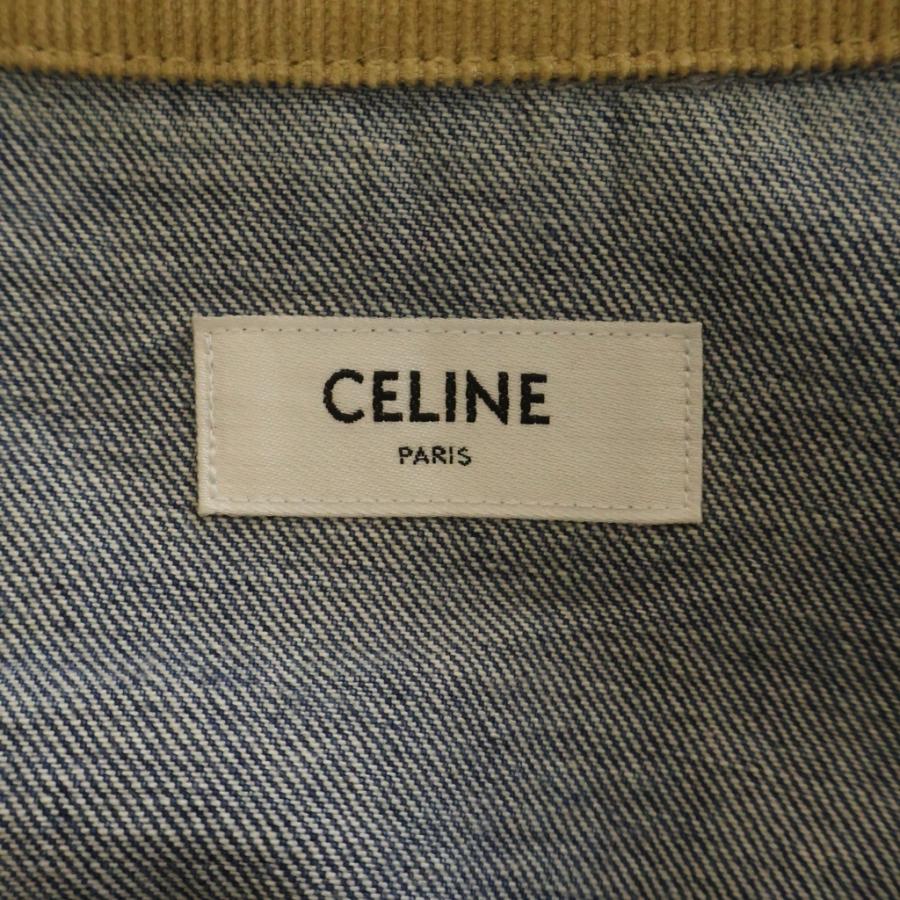 CELINE（セリーヌ） TRUCKER JACKET バックロゴ トリオンフボタン 襟