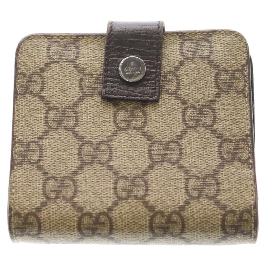 GUCCI（グッチ） GGスプリーム 2つ折り財布 コンパクトウォレット 